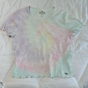 hollister multicolor pastel baby tee